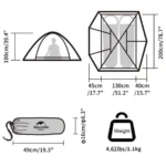 Carpa para 2 personas P-Series - Naturehike