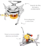 Cocina portátil con manguera - Naturehike