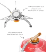 Cocina portátil con manguera - Naturehike