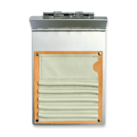 Mapeador de aluminio A5 con porta lapiceros de cuero