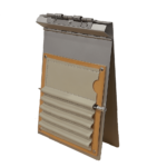 Mapeador de aluminio A5 con porta lapiceros de cuero