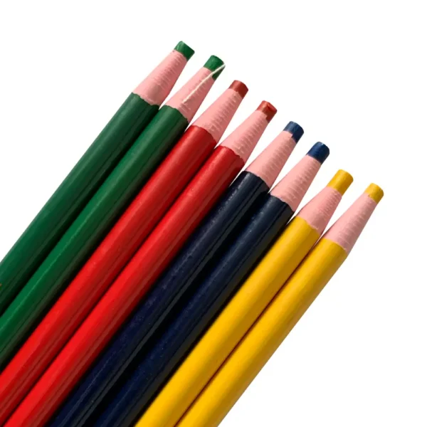 Lápiz de cera - Colores: rojo, amarillo, verde, azul