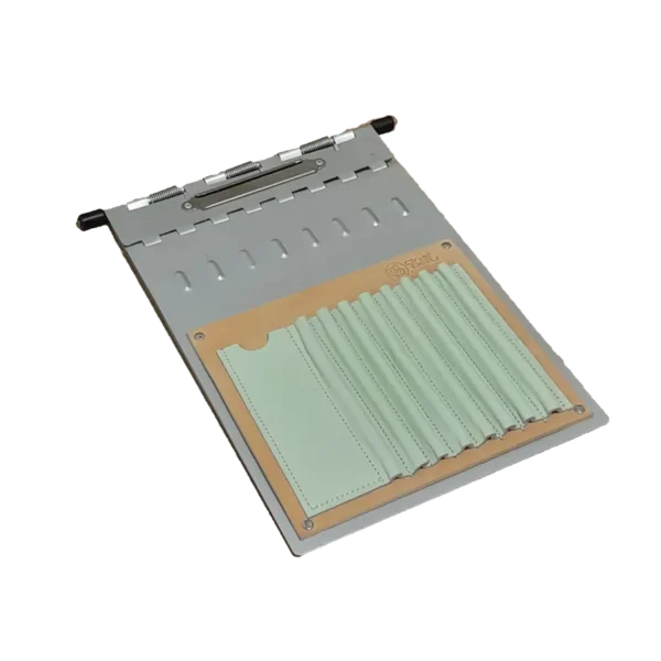 Mapeador de aluminio A4 con porta lapiceros de cuero - Draf Peru