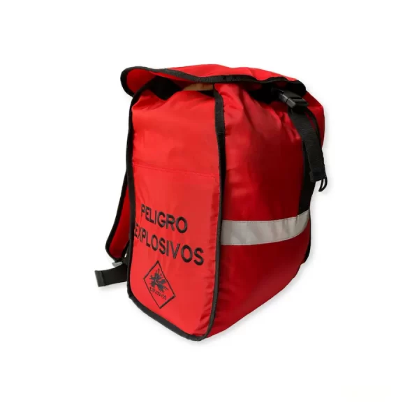 Mochila para explosivos (en colores anaranjado y rojo) - Imagen 6