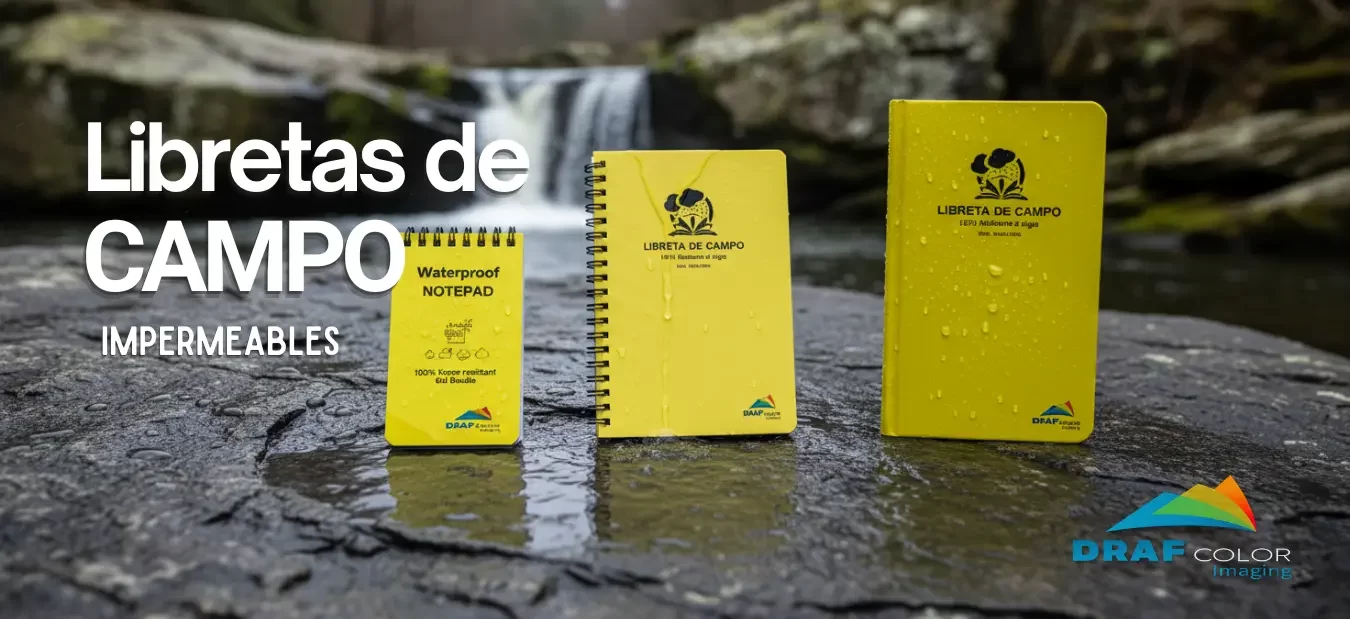 Libreta de campo impermeables - Draf Color Imagin Libreta de campo impermeables - Draf Color Imaging