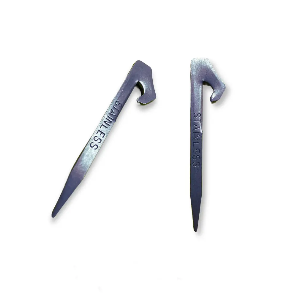 Alcayatas (clavos topográficos) de acero inoxidable