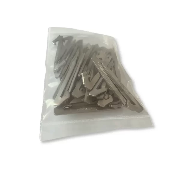Alcayatas (clavos topográficos) de acero inoxidabl